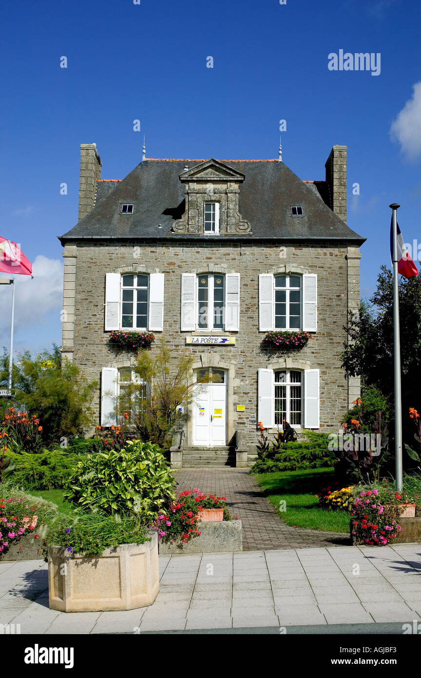 Bureau de poste PLOUBALAY BRETAGNE FRANCE Banque D'Images