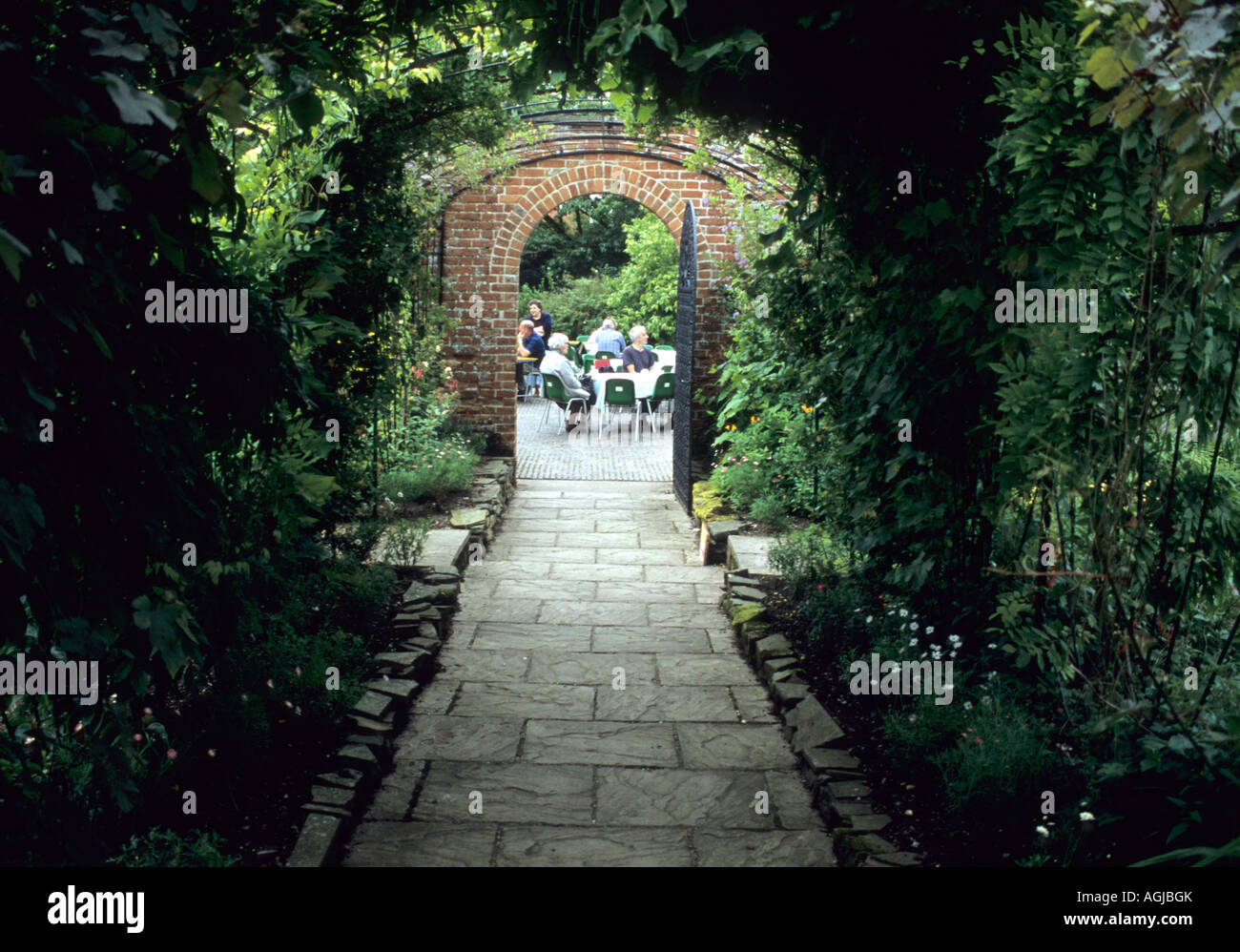 Jardins ouverts au Hall dans le Suffolk Redisham Banque D'Images