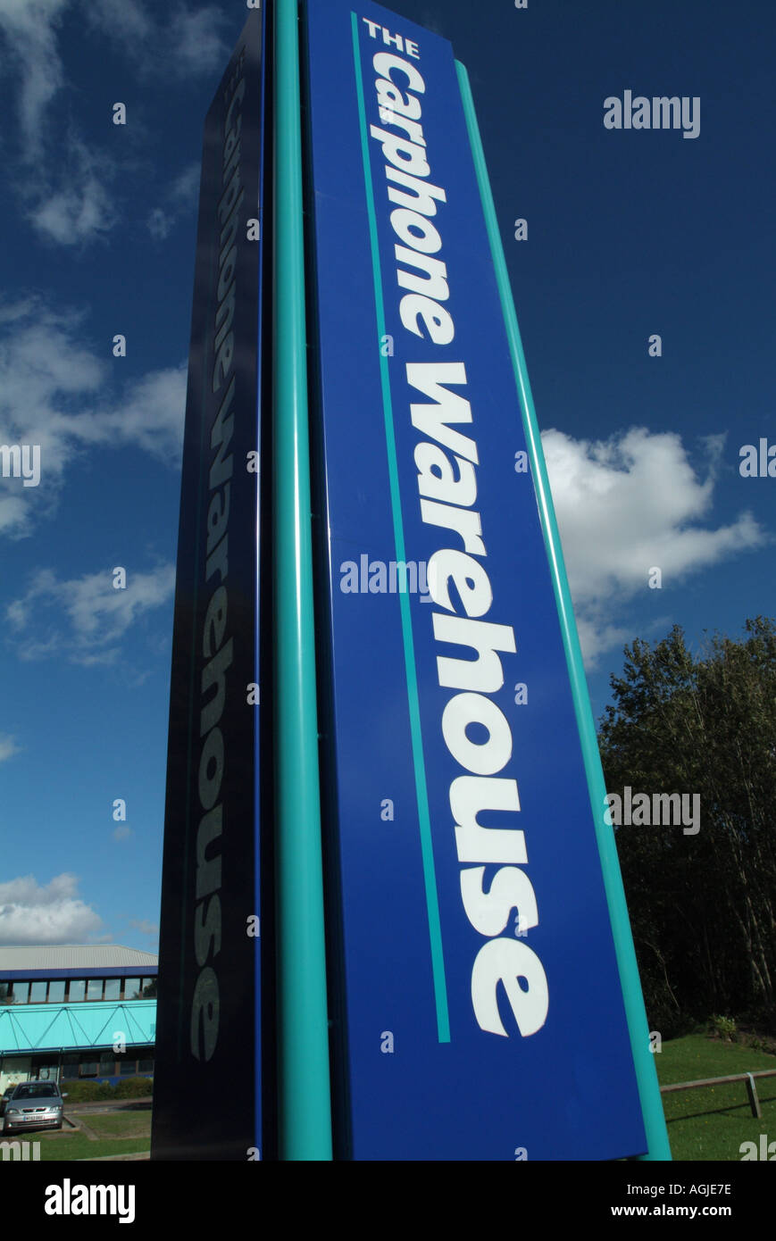 Carphone Warehouse point com warrington, Royaume-Uni Banque D'Images