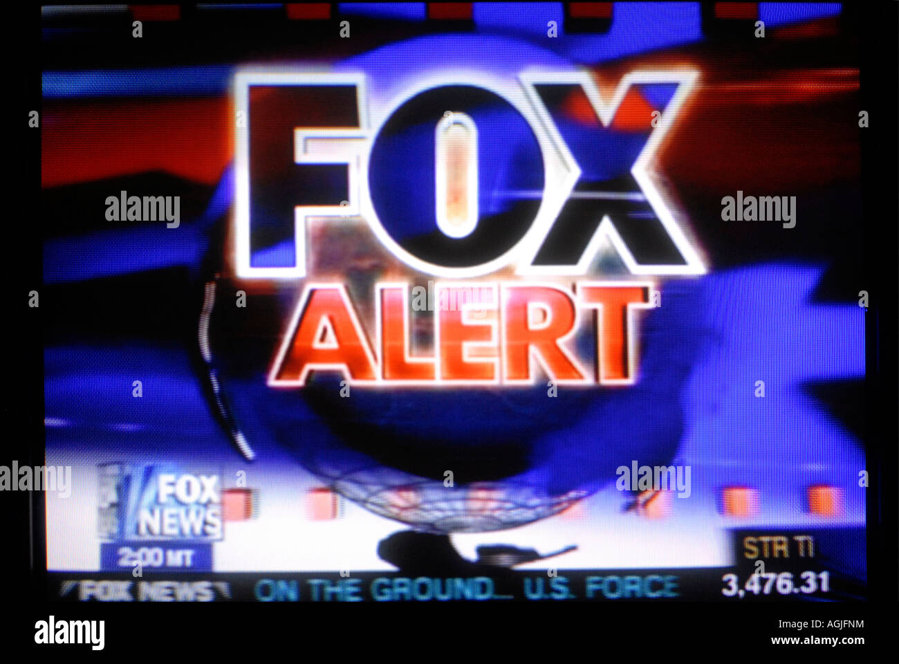 Capture d'écran de Fox News Banque D'Images