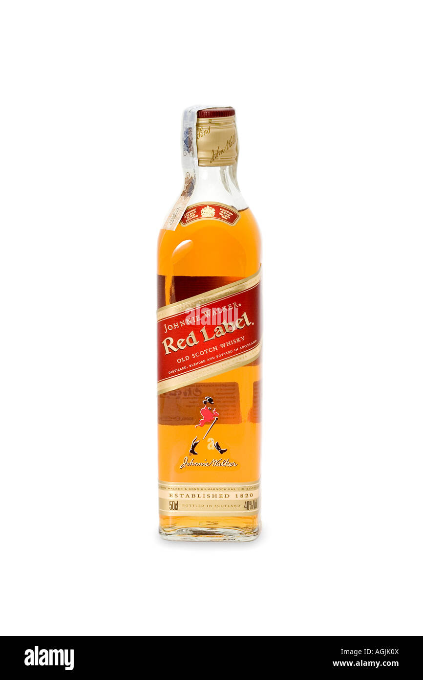 Whisky label rouge Banque de photographies et d’images à haute ...