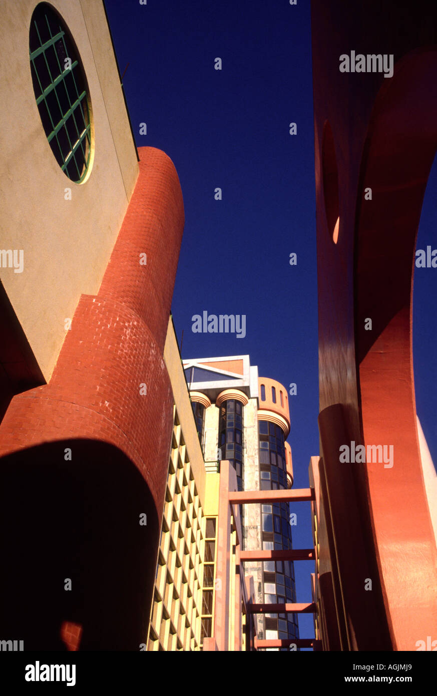 Bâtiment d'Amoreiras Lisbonne Portugal Banque D'Images