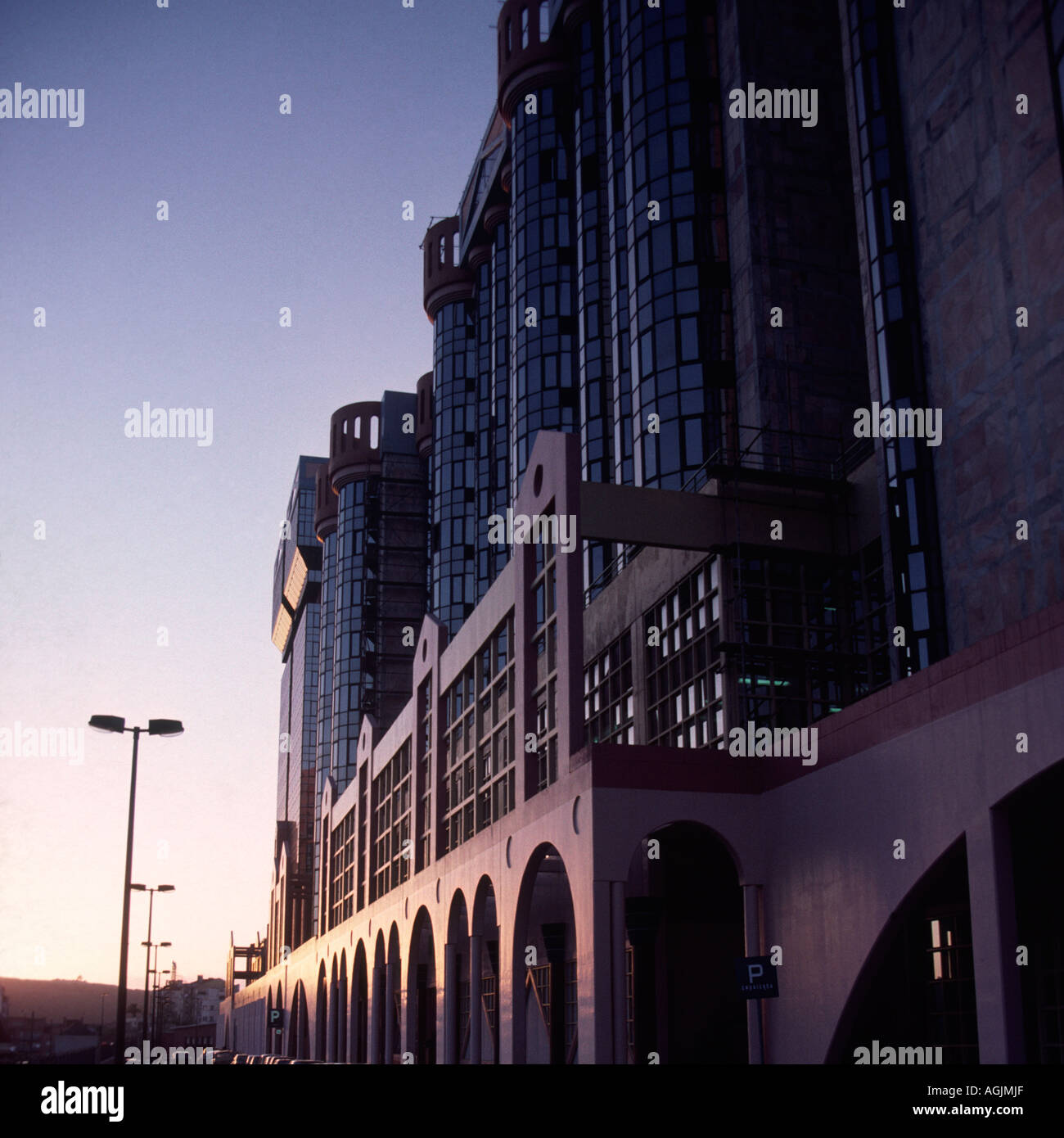 Bâtiment d'Amoreiras Lisbonne Portugal Banque D'Images