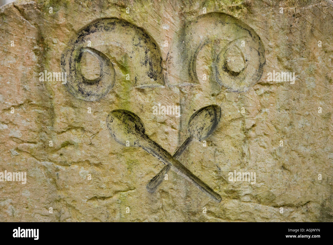 William Marshall Marshall Scottsih Billy ou roi des Tsiganes pierre tombale dans le cimetière de St Cuthberts Kirkcudbright Ecosse UK Banque D'Images