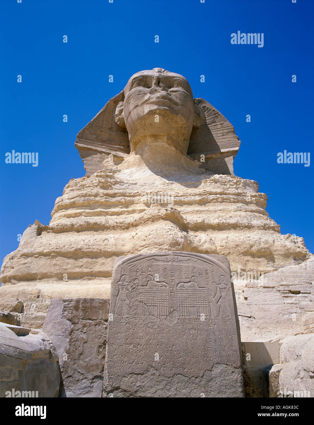 Egypte Le Caire Giza Sphinx Banque D'Images