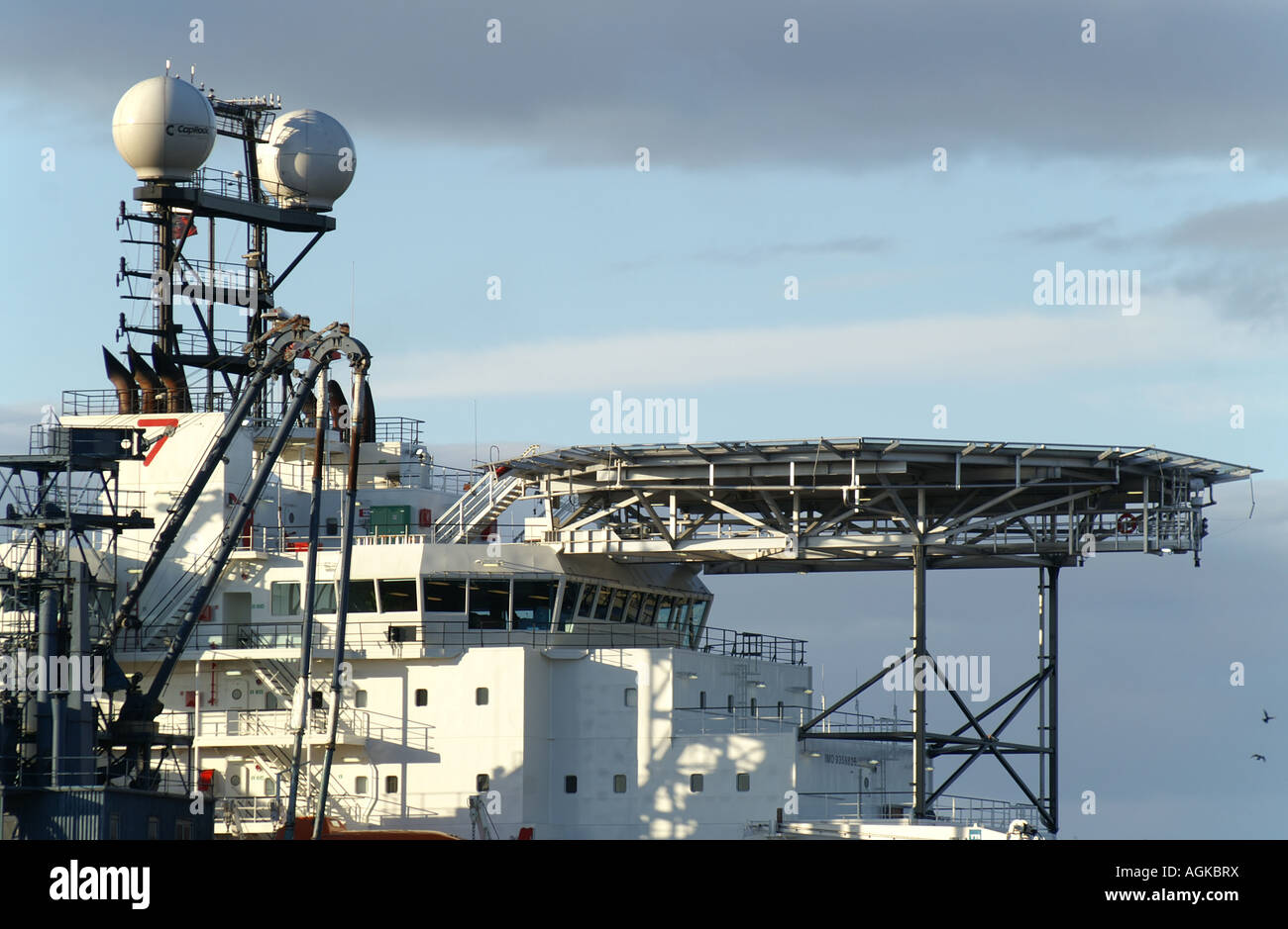 Navire en Leith Docks Banque D'Images