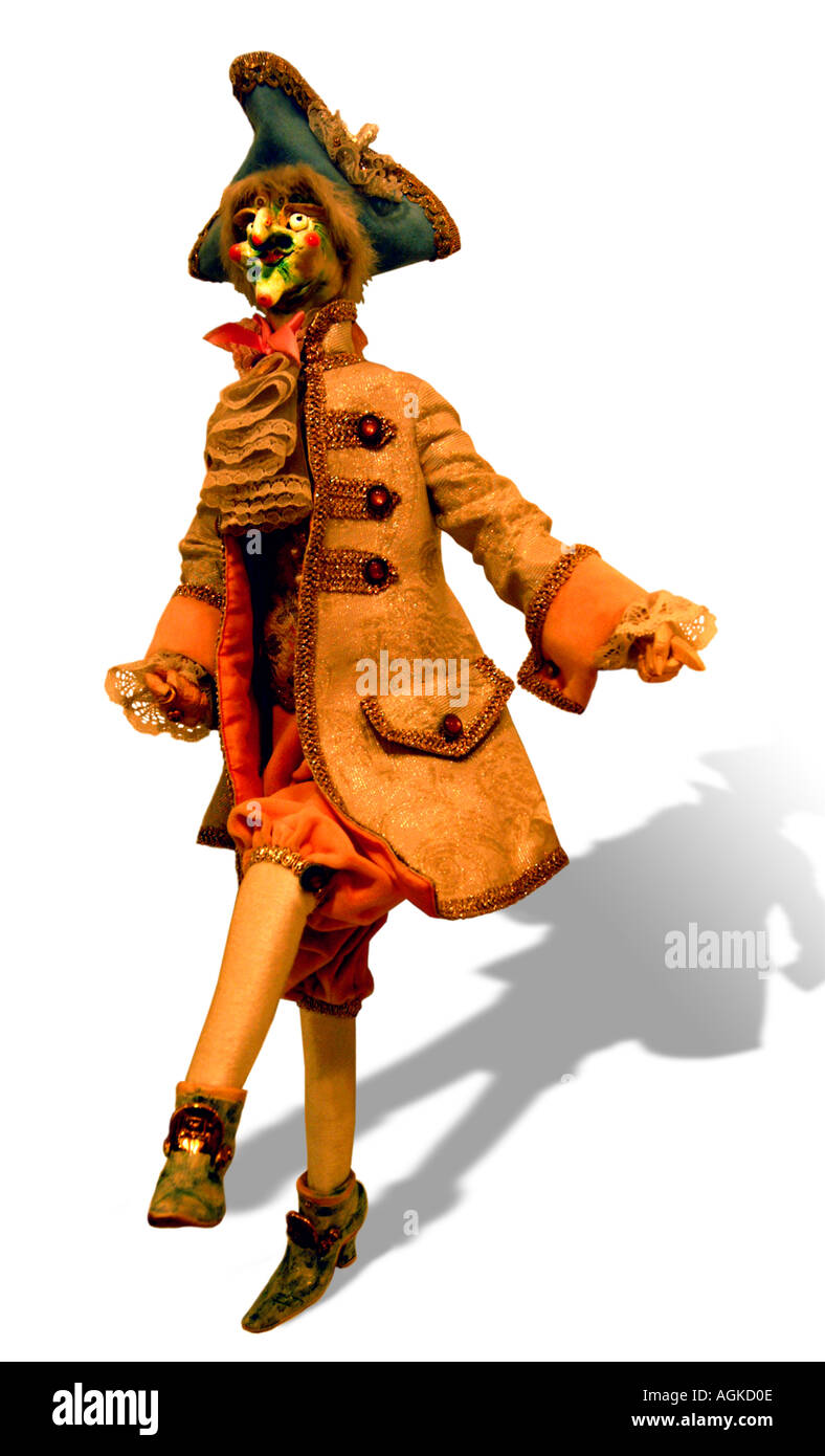 Marionnette personnage vénitien Banque D'Images