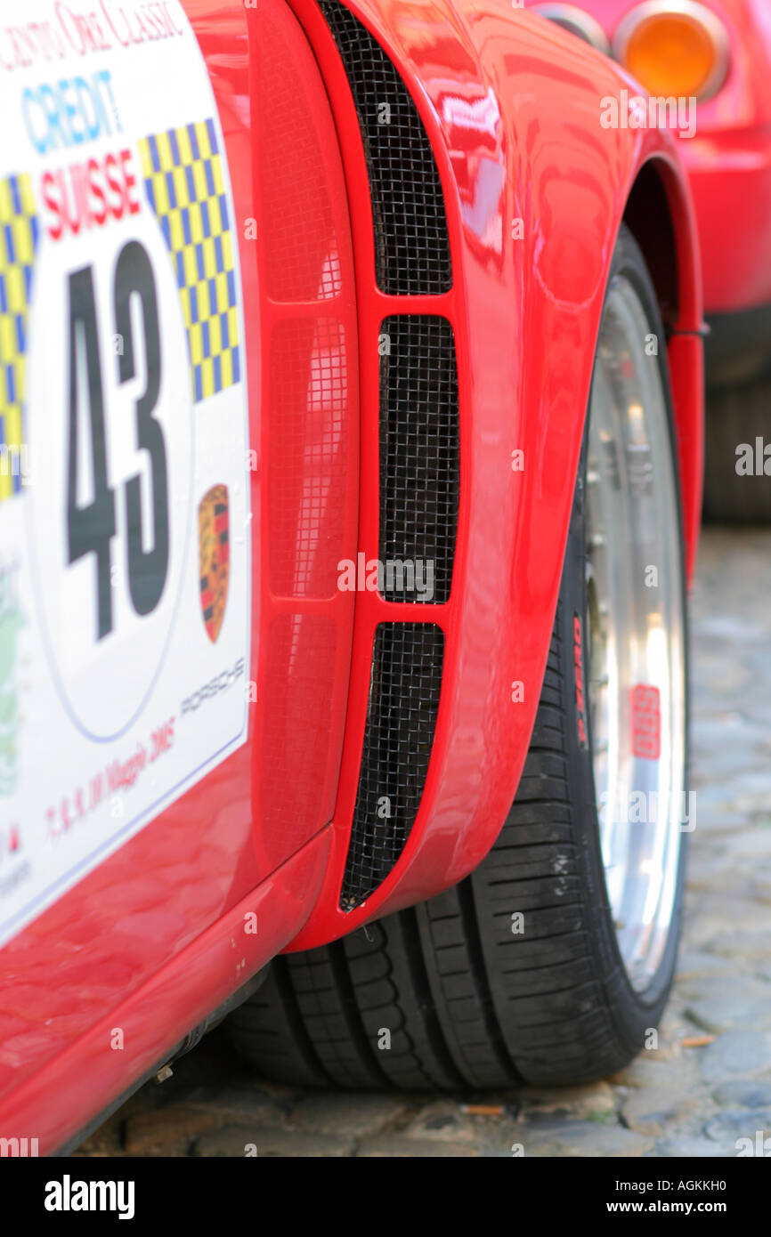 Détail d'une voiture de sport Banque D'Images