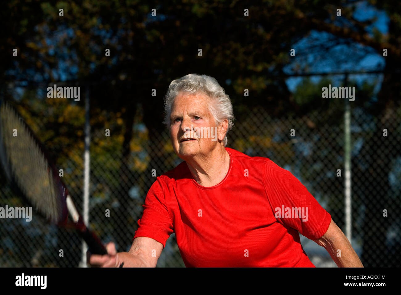 Joueuse de tennis Banque D'Images