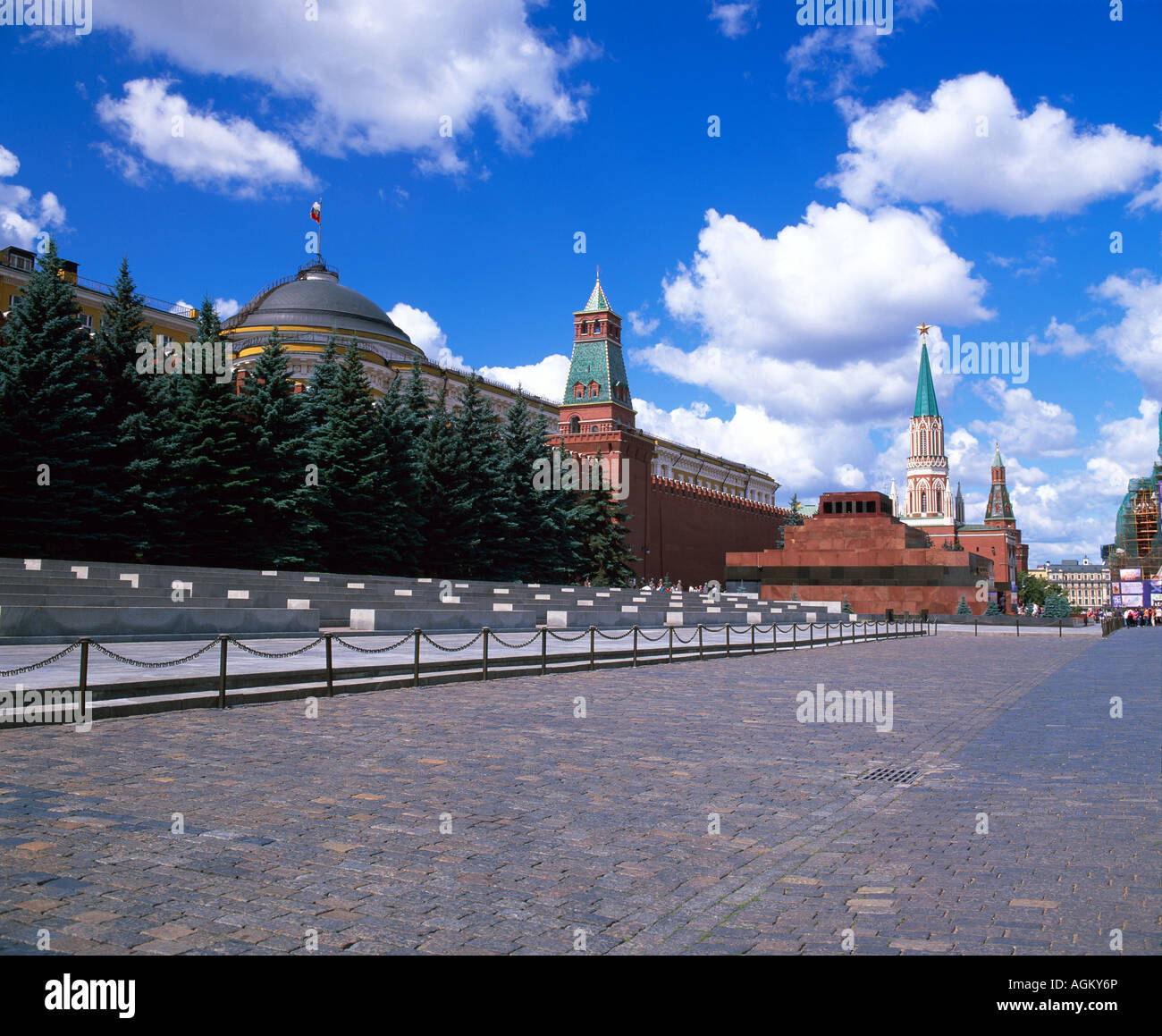 Russie Moscow Kremlin mausolée de Lénine au Kremlin à la place Rouge Moscou Russie Banque D'Images
