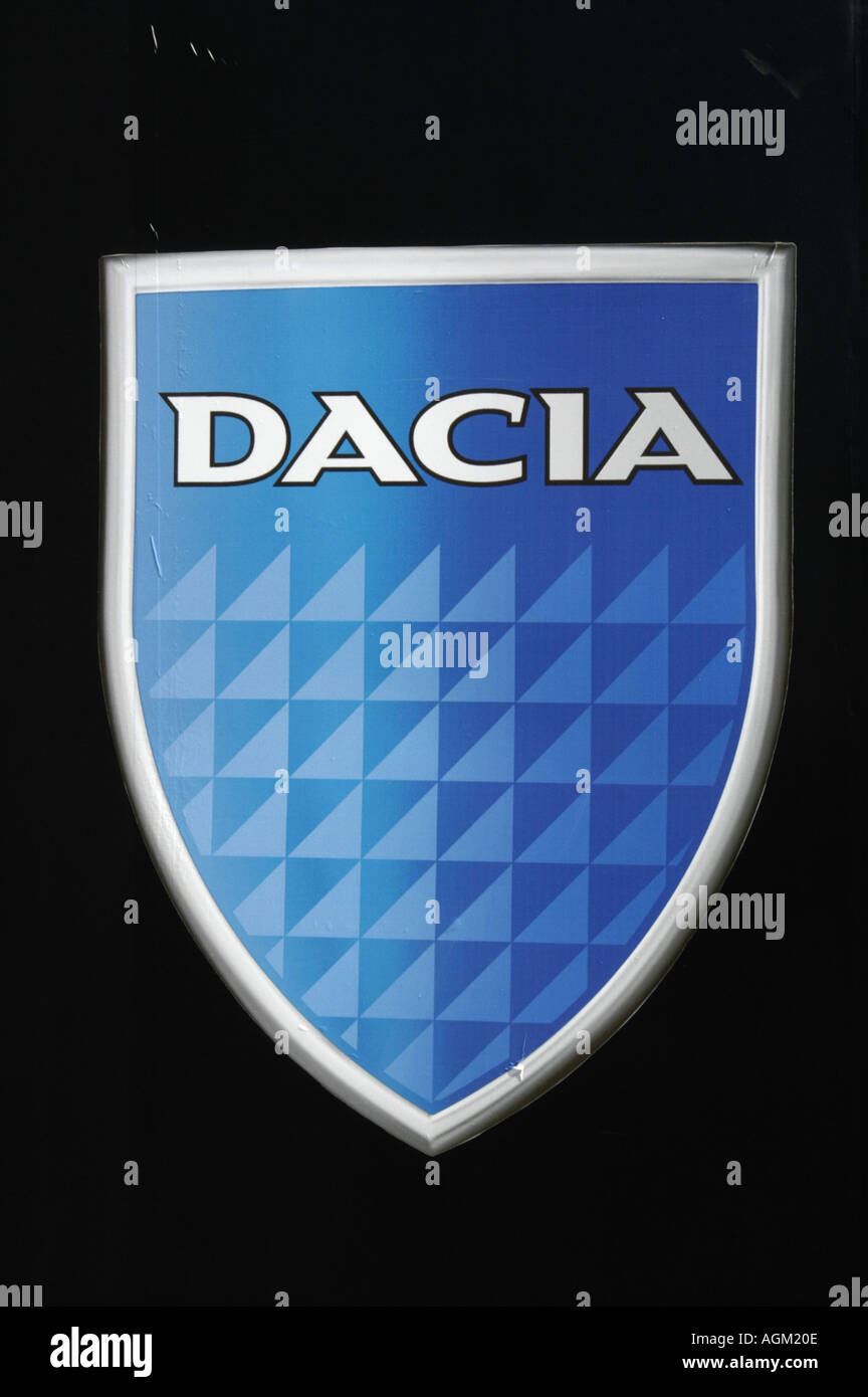 Logo Dacia, Renault Banque D'Images