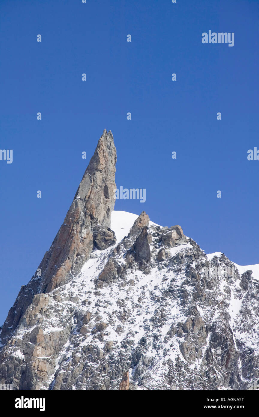 Climbing Dent Du Geant, Alps (France