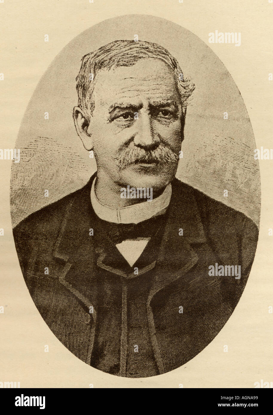 Antonio De Trueba, 1821 - 1888. Poète, romancier espagnol, et folkloriste. Banque D'Images