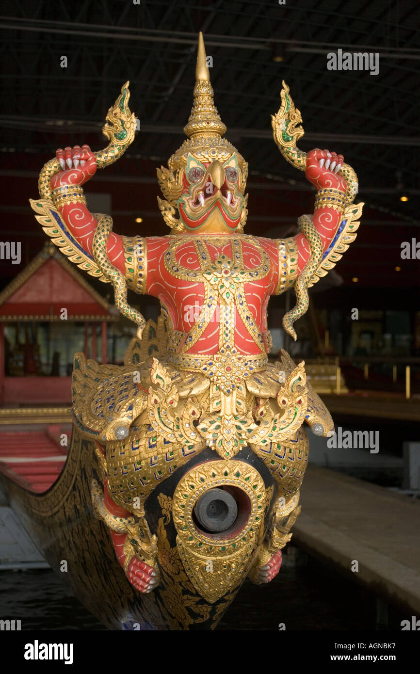 Partie de la Krut Heurn Het Musée National des Barges royales Thonburi Bangkok Thaïlande Banque D'Images