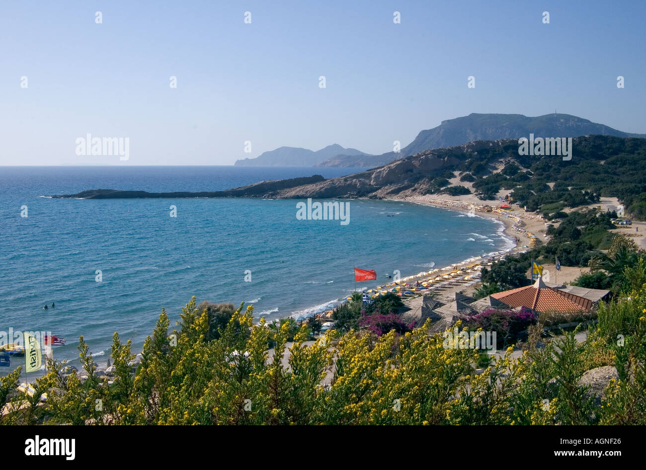 Kamari Beach Kos Banque d'image et photos Alamy