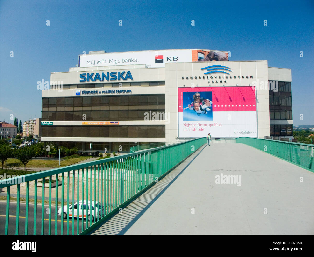 Salles d'exposition du Centre des congrès Vysehrad Prague Banque D'Images