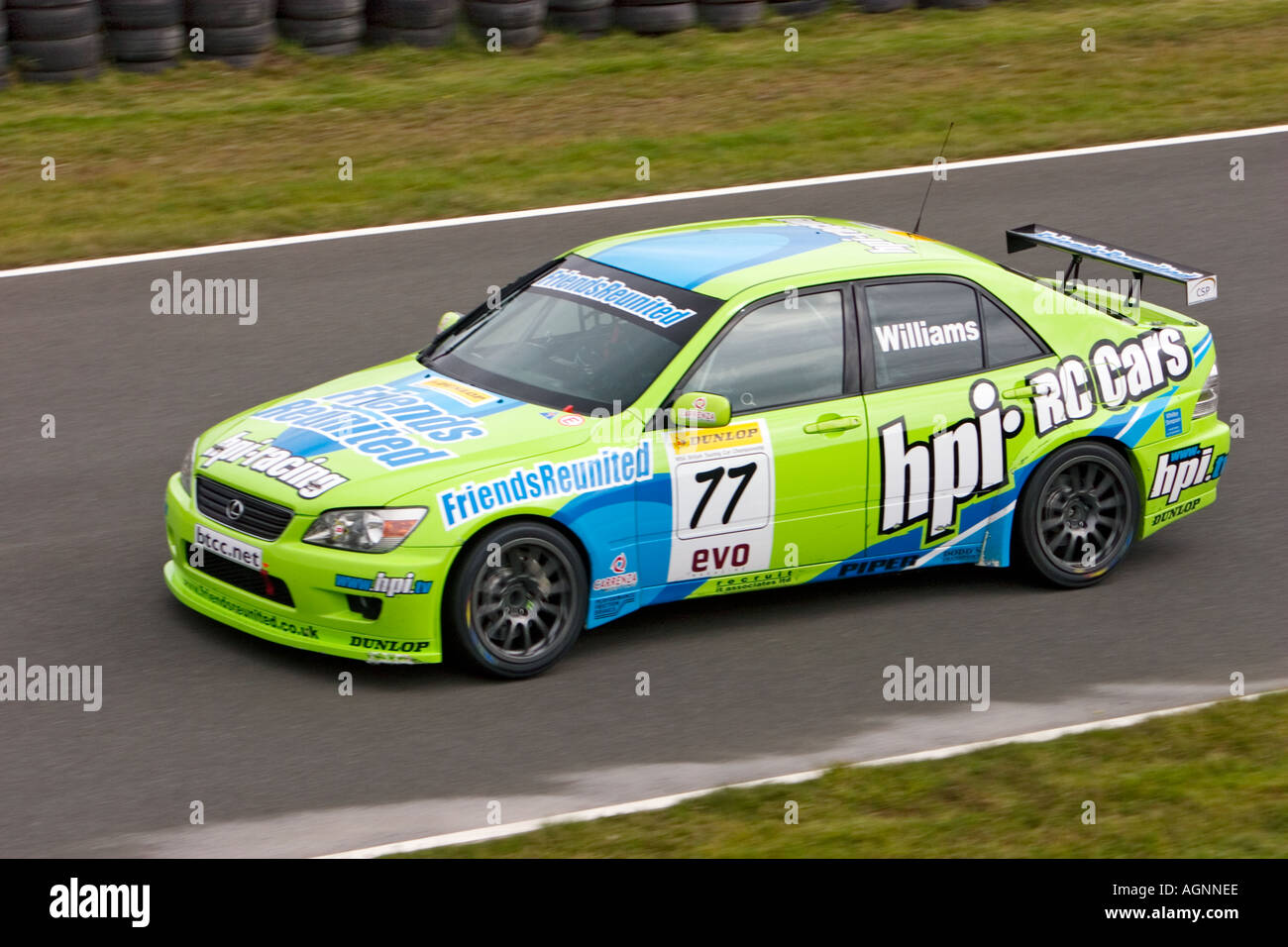 Richard WILLIAMS GBR Lexus A200 Dunlop BTCC British Touring Car Championship 2005 Fife Knockhill en Ecosse Banque D'Images