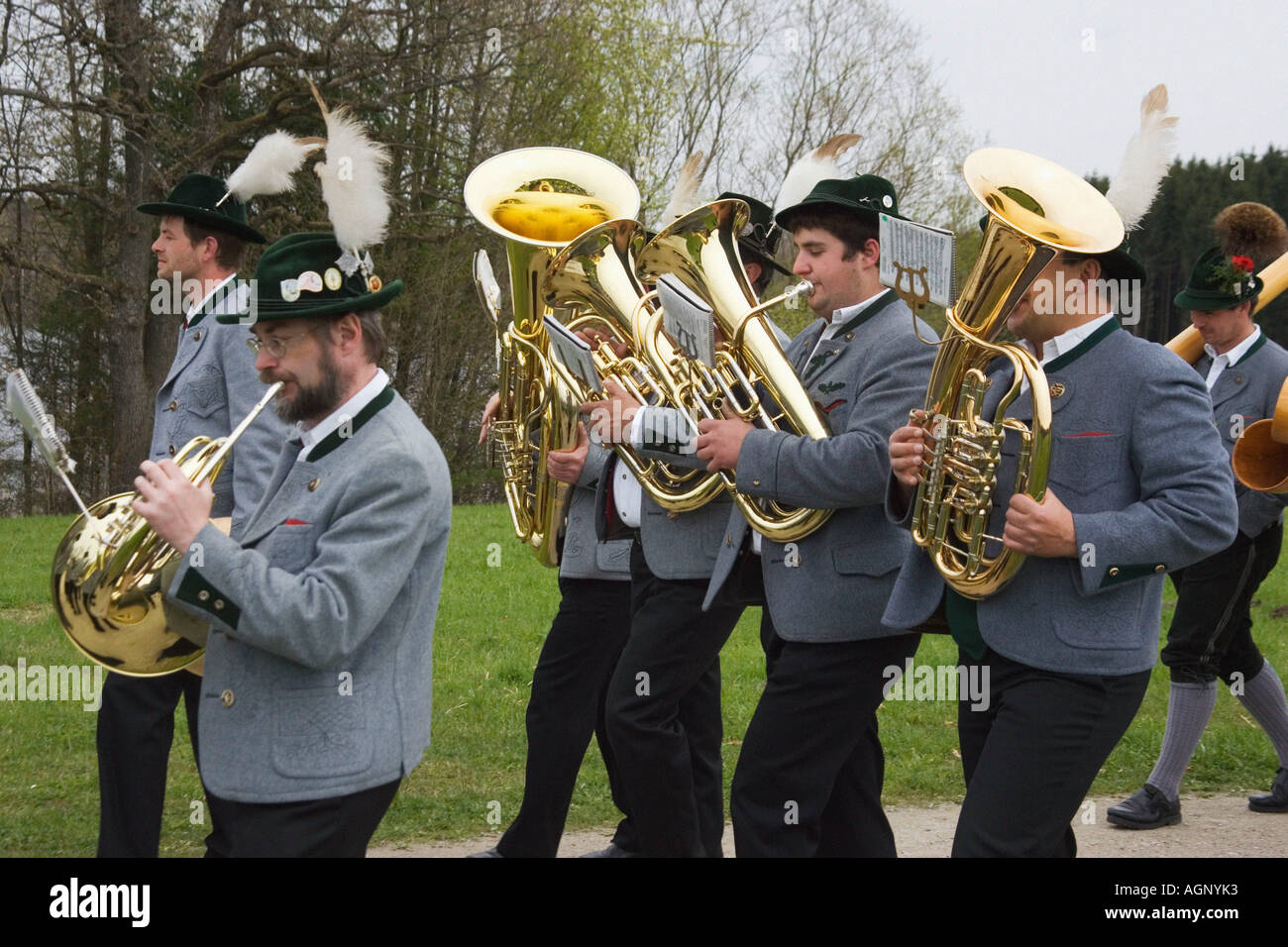 Le Brass Band / Penzberg Banque D'Images