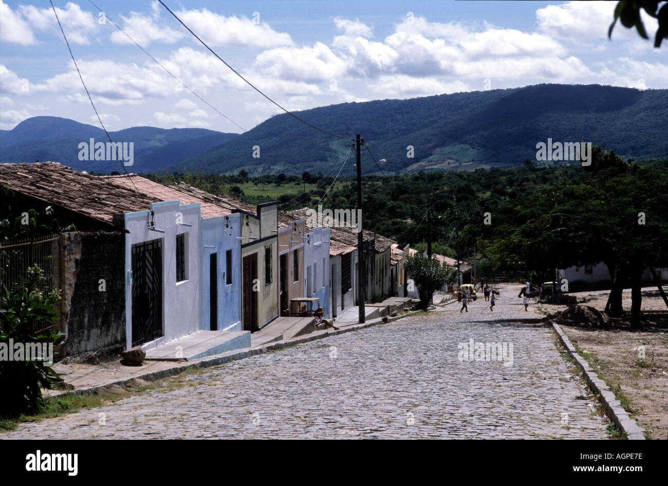 Petit village dans la région de Chapada Diamantina Banque D'Images