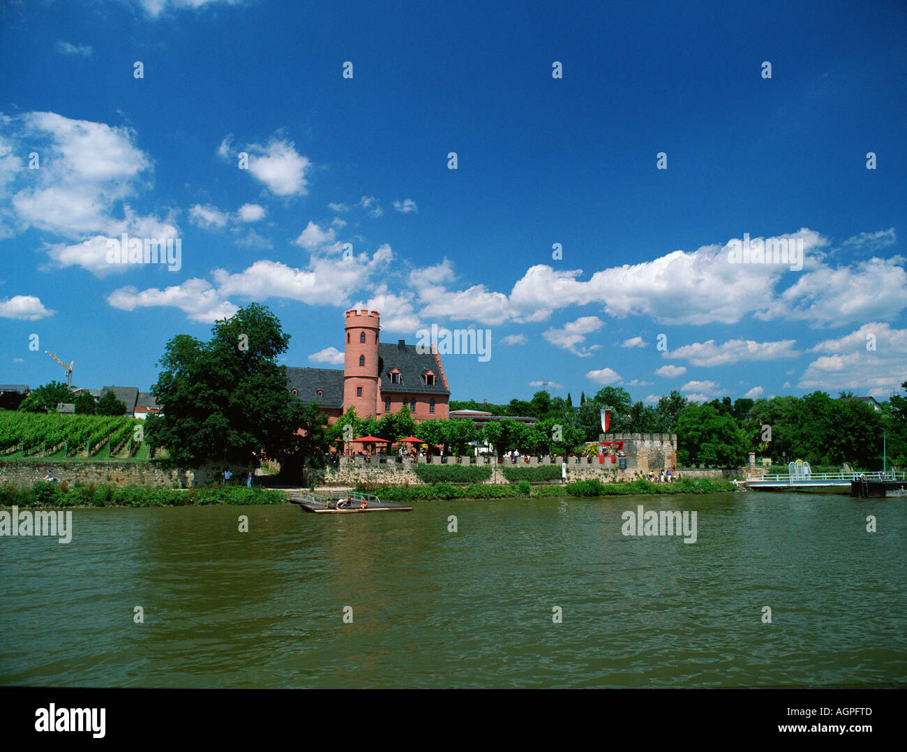 Crass forteresse / Eltville / Burg Crass Banque D'Images