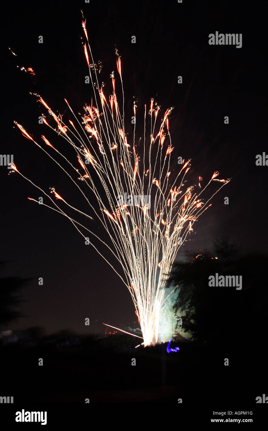 D'artifice. Le 4 juillet. Date de l'indépendance Banque D'Images