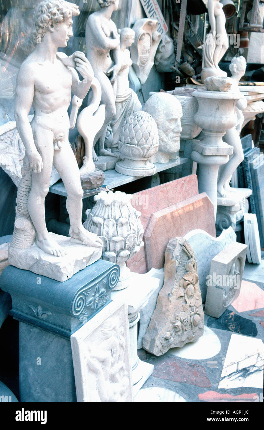 L'atelier du sculpteur Banque D'Images