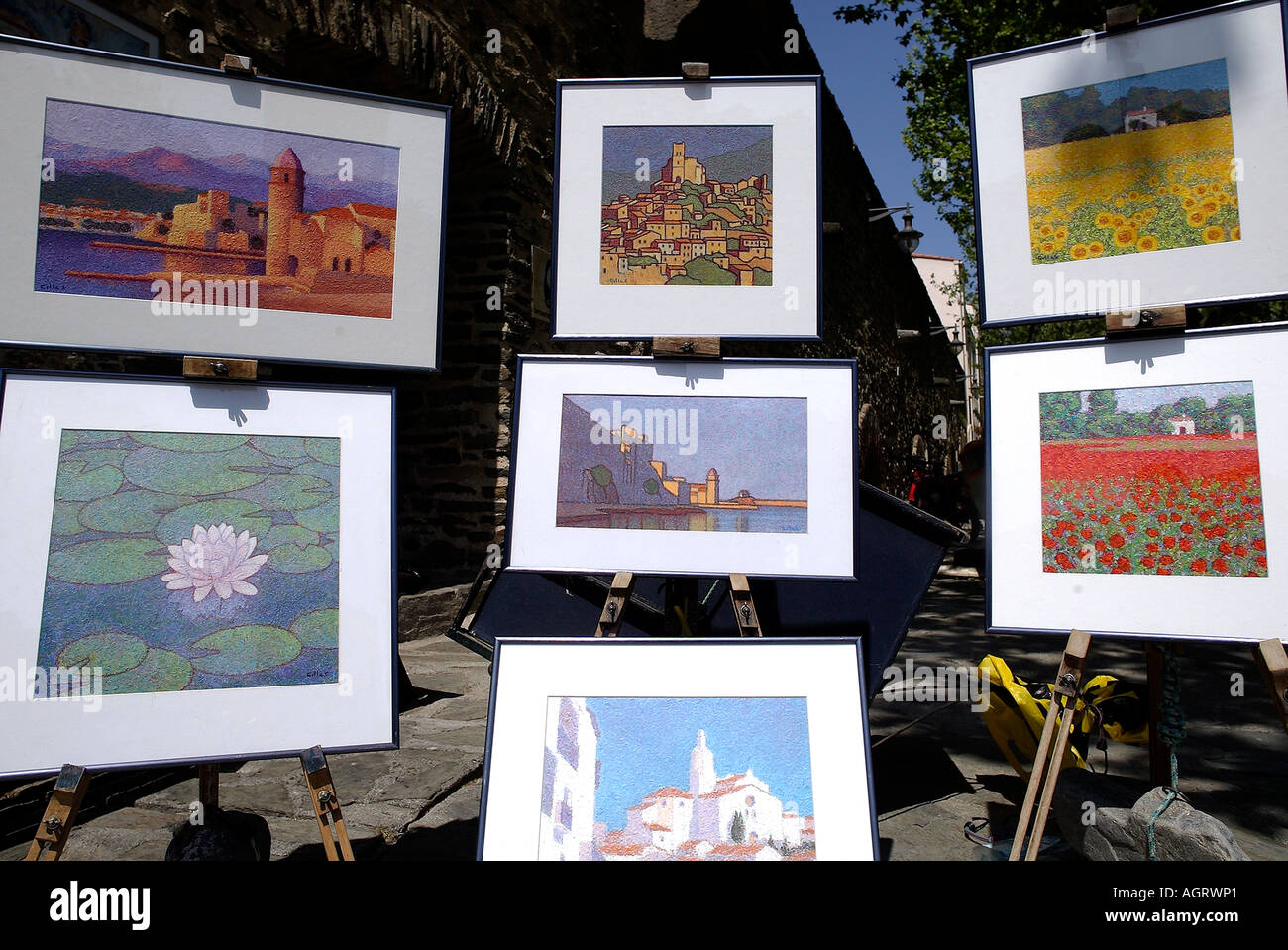 COLLIOURE LANGUEDOC ROUSILLON CATALUNYA NORD FRANCE Banque D'Images