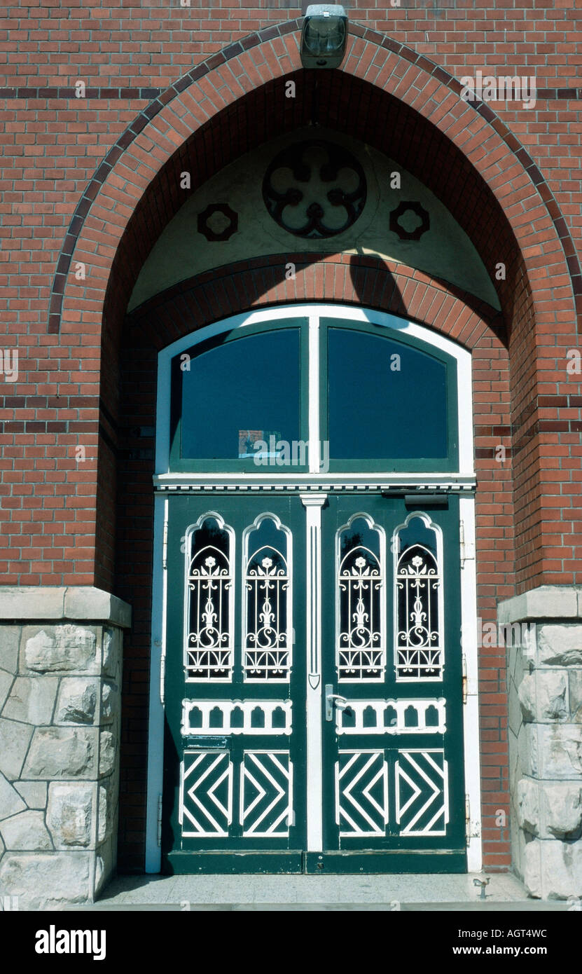 Porte d’une maison Banque D'Images