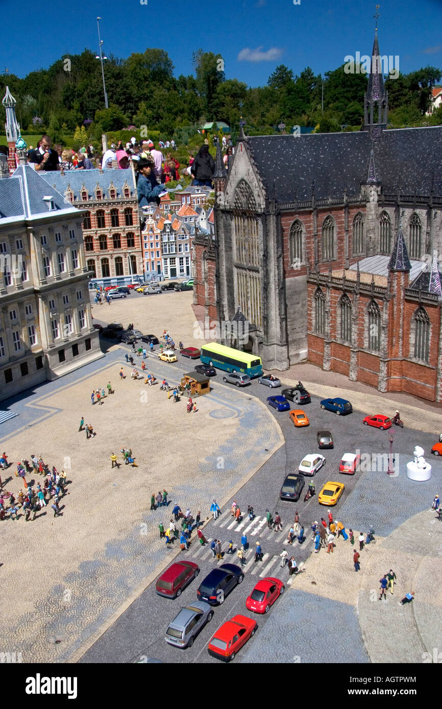 La ville miniature Madurodam à La Haye dans la province de Hollande-méridionale Pays-Bas Banque D'Images