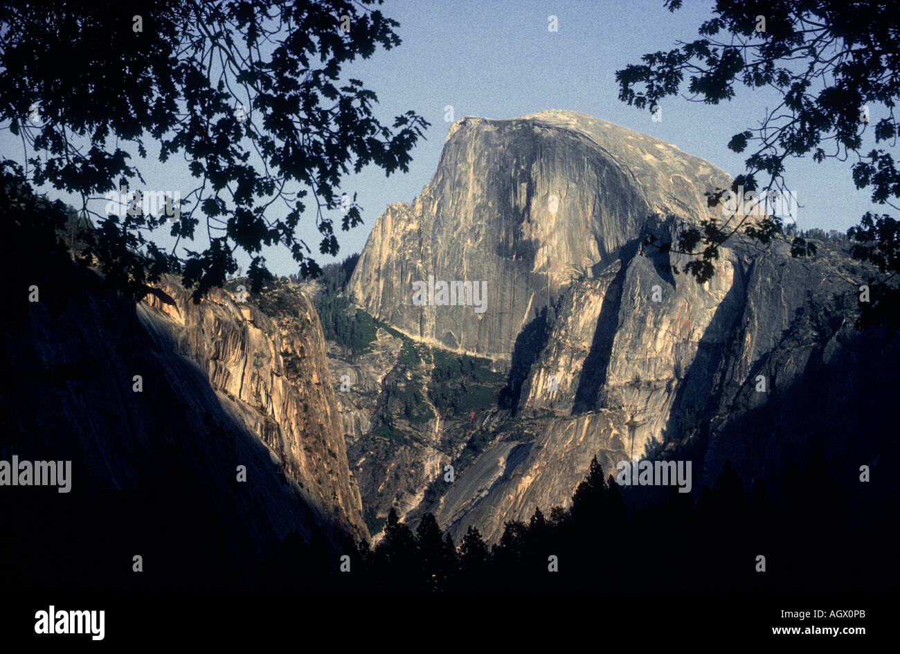 Demi Dôme au Yosemite National Park. Banque D'Images