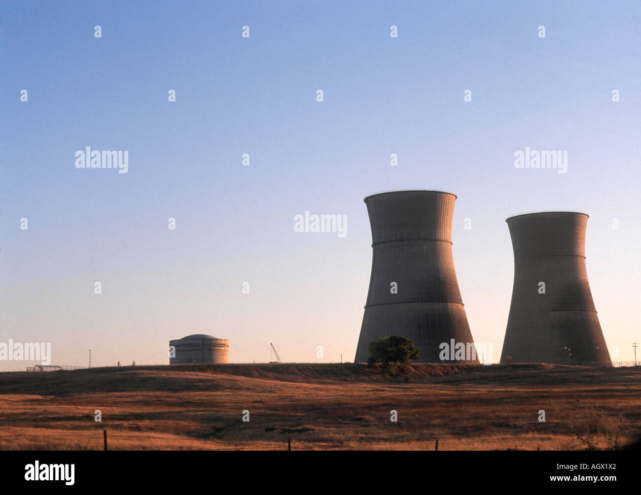 Rancho Seco l'énergie nucléaire à proximité de Sacramento en Californie est maintenant fermé Banque D'Images