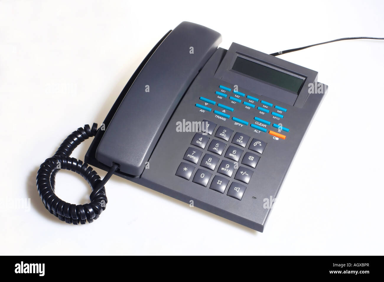 Téléphone numérique pour gens d'affaires communication conversation Banque D'Images