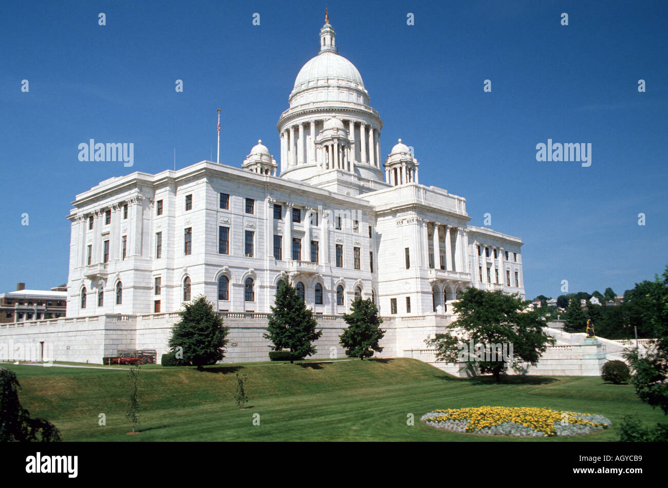 Providence, Rhode Island State Capitol Building RI Banque D'Images