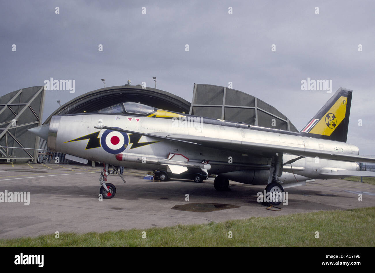English Electric Lightning F3 basée à RAF Leuchars Fife. GAV 2021-60 Banque D'Images