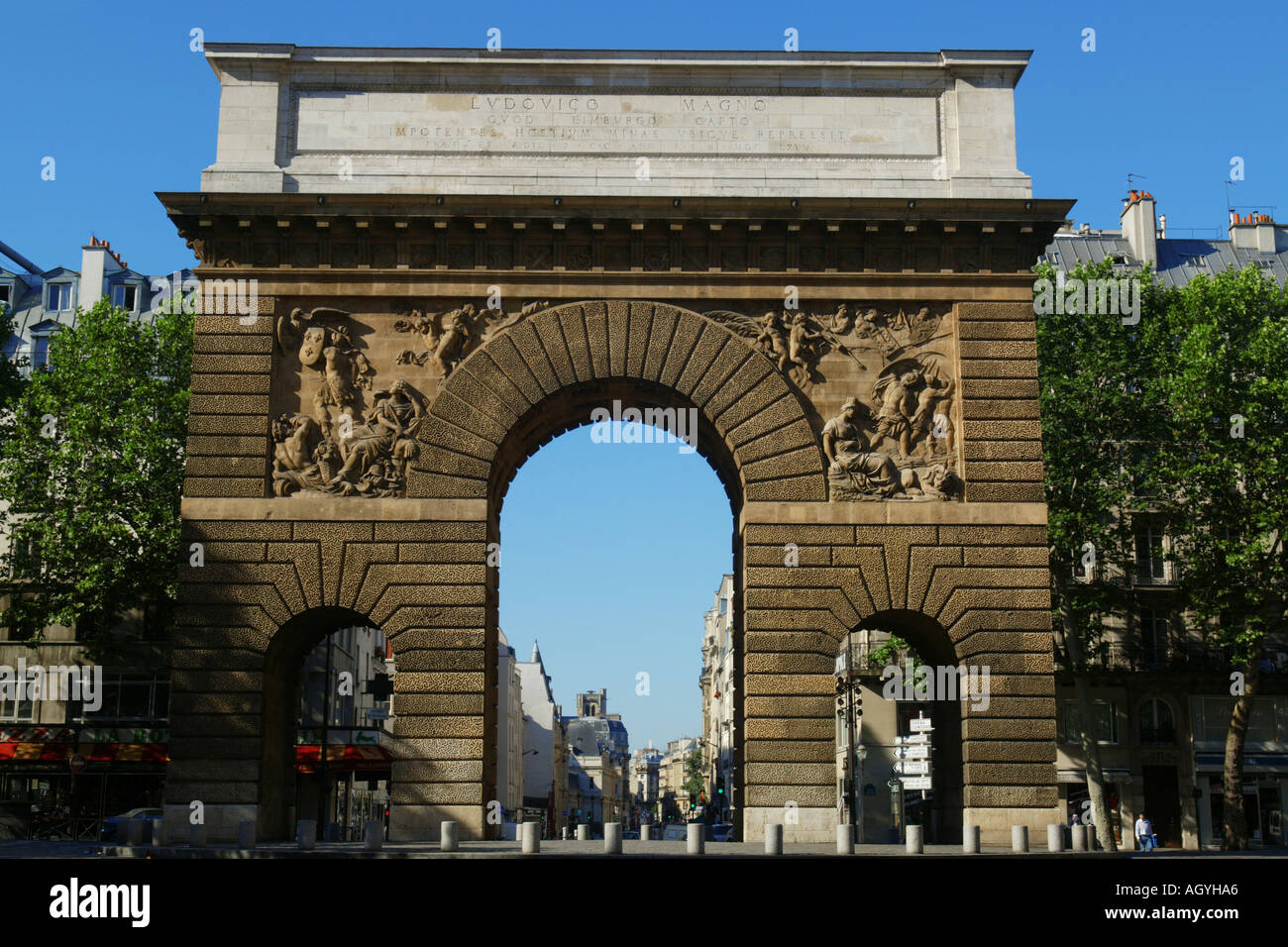 France - Saint Martin porte à Paris Banque D'Images