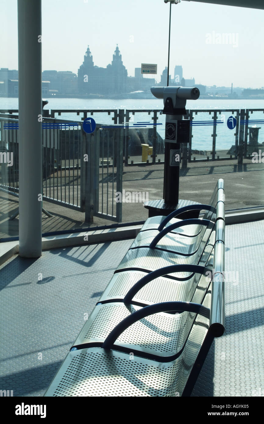 Mersey Ferry terminal à Seacombe Wallasey Wirral Merseyside England UK Banque D'Images