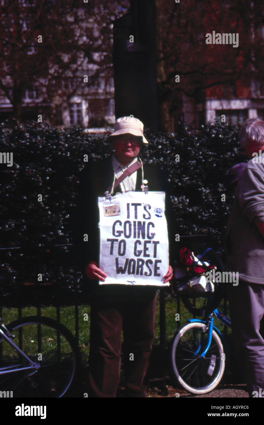 Speakers Corner Hyde Park Londres Banque D'Images