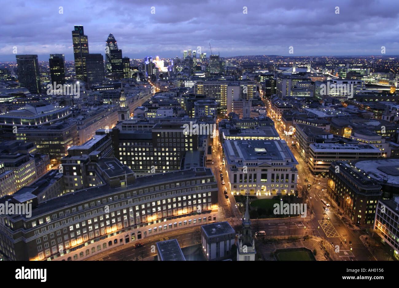 Voir à l'Est de la ville de London Financial district Angleterre Grande-bretagne Royaume-Uni UK Banque D'Images