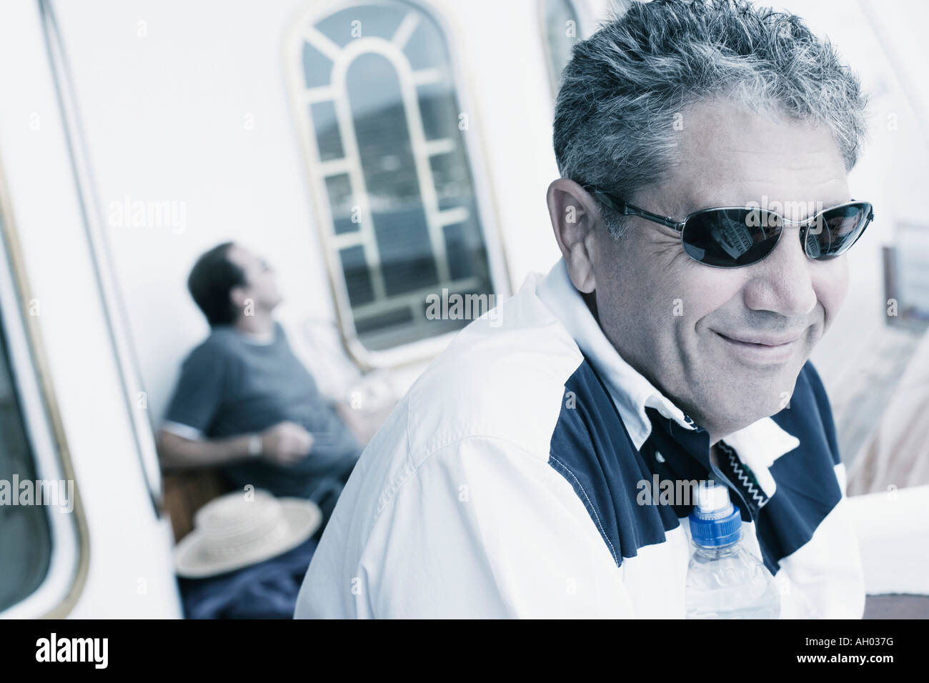 Portrait of a senior man smiling Banque D'Images