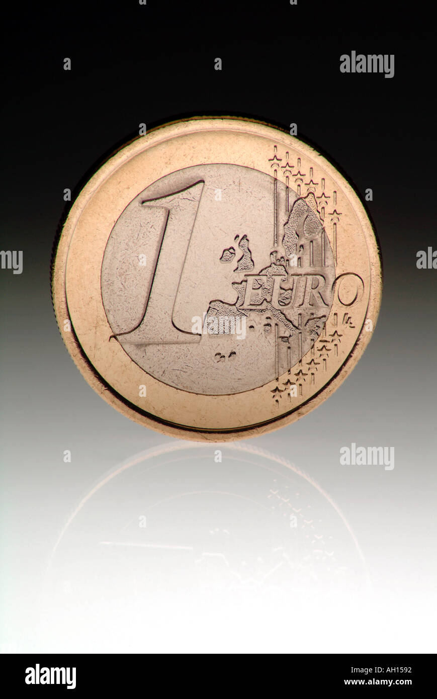 Pièce de monnaie euro Banque D'Images