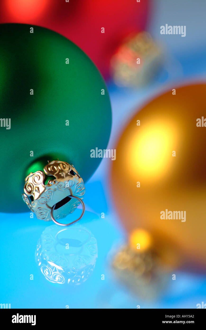 Boules de Noël Banque D'Images