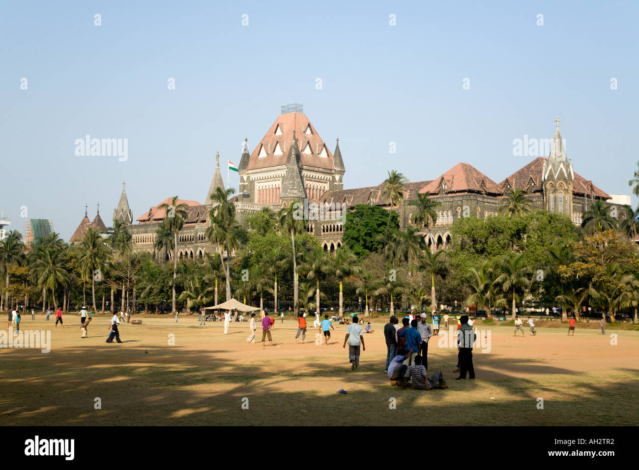 Oval Maidan et Haute Cour Banque D'Images