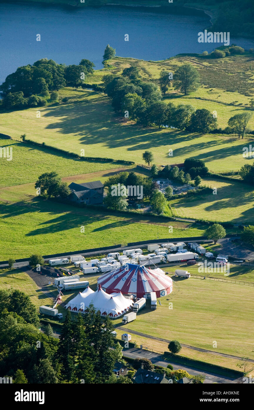 Billy smarts circus à Grasmere, Lake district, UK Banque D'Images