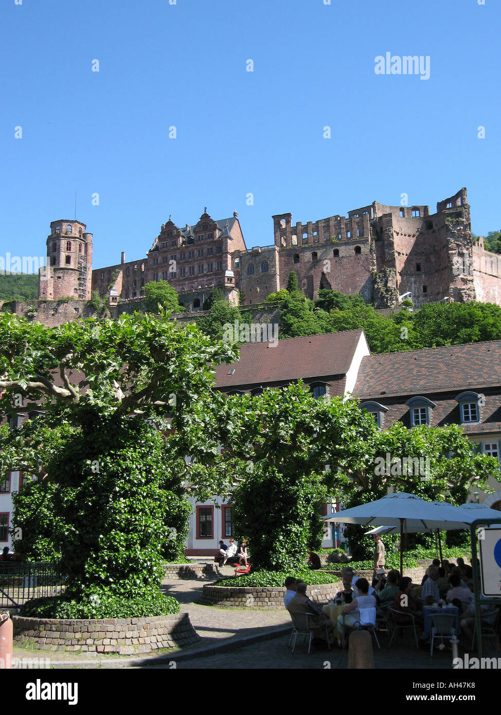 Château de heidelberg Heidelberger Schloss Banque D'Images