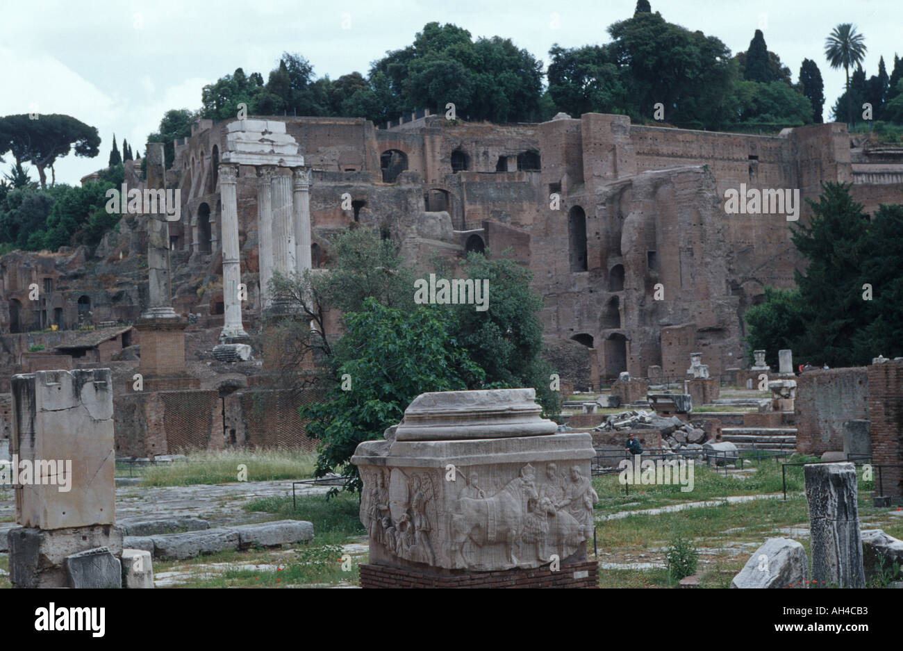 Le Forum de Rome Italie Banque D'Images