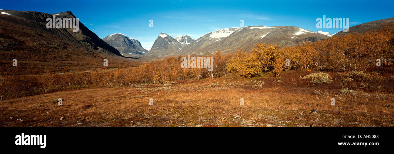 La Suède Laponie Laponia Mont Kebnekaise Le Plus Haut