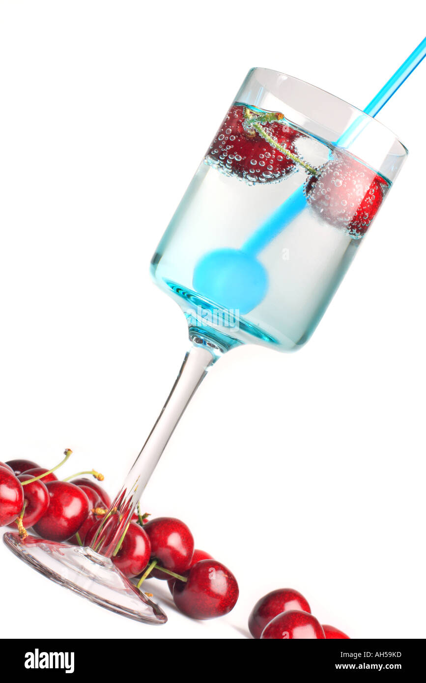 boisson cerise Banque D'Images