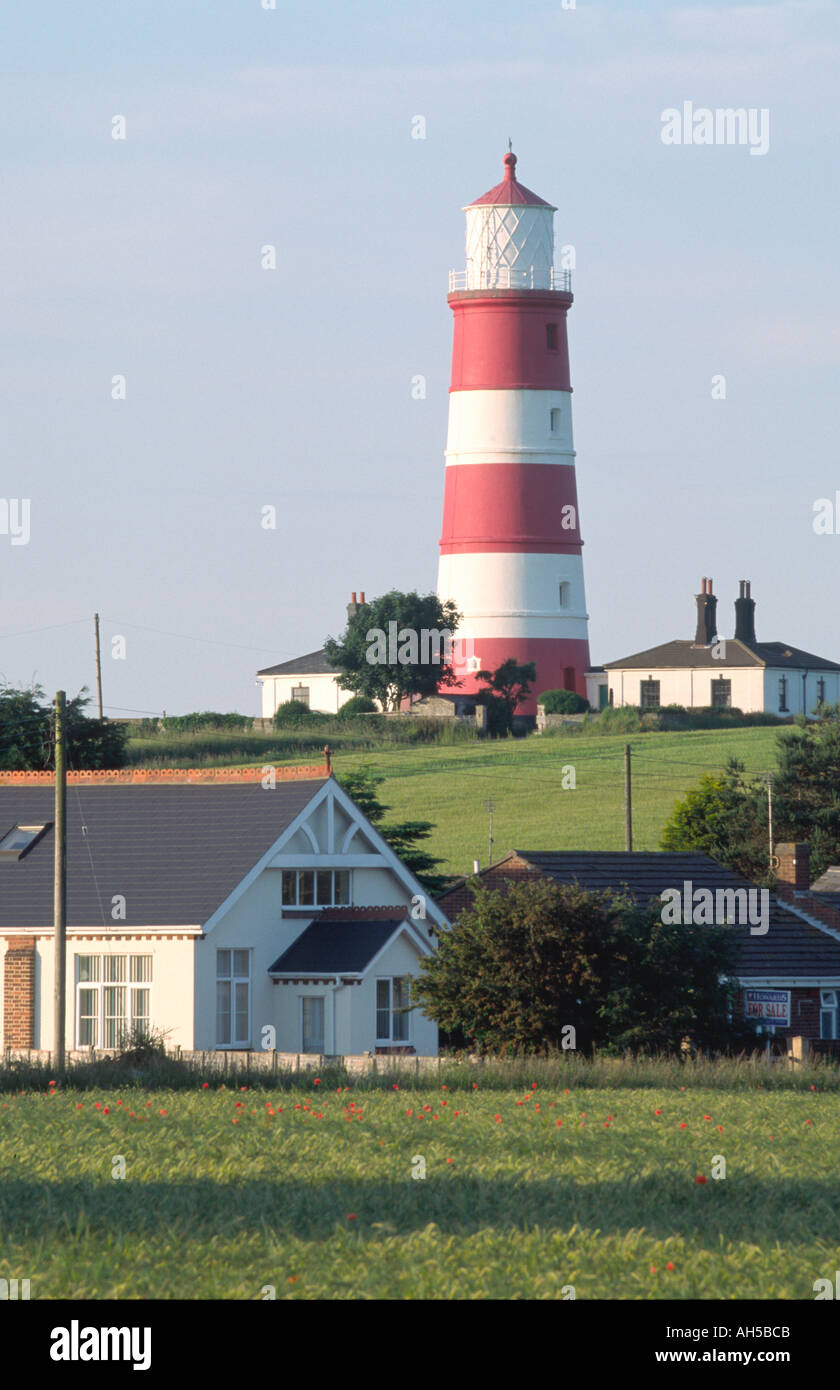 Happisburgh happisburgh phare East Anglia norfolk england uk Banque D'Images