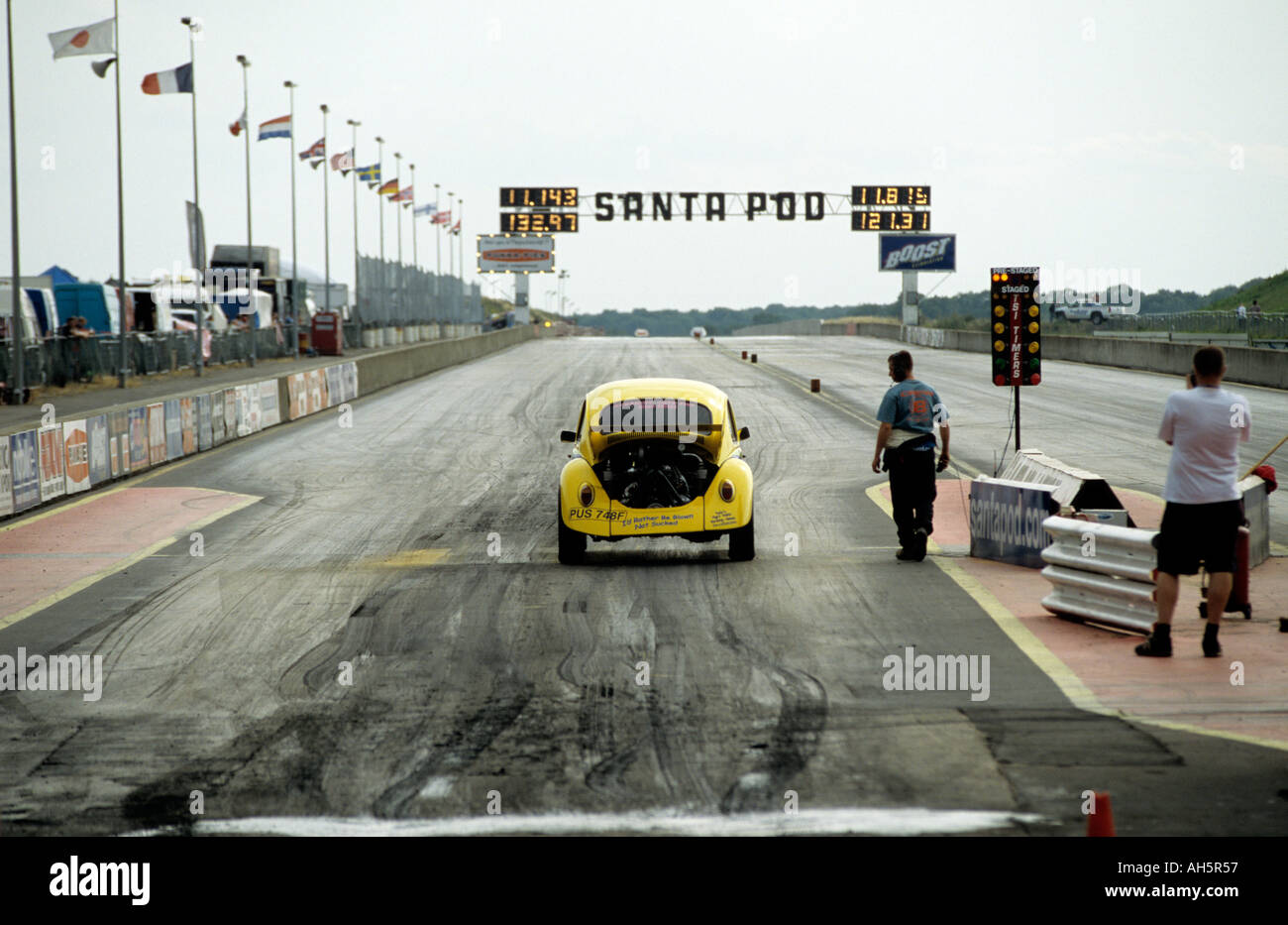 Pod Racing Bug Vw volkswagen beetle drag racing Banque de photographies et d’images à ...