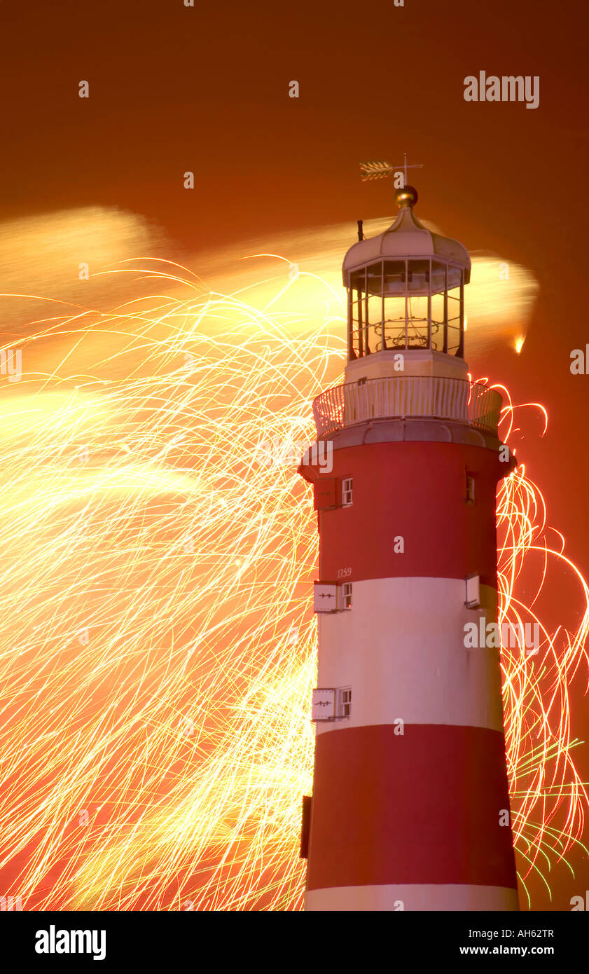 D'Artifice National Championships 2007 Plymouth Hoe Devon UK Banque D'Images